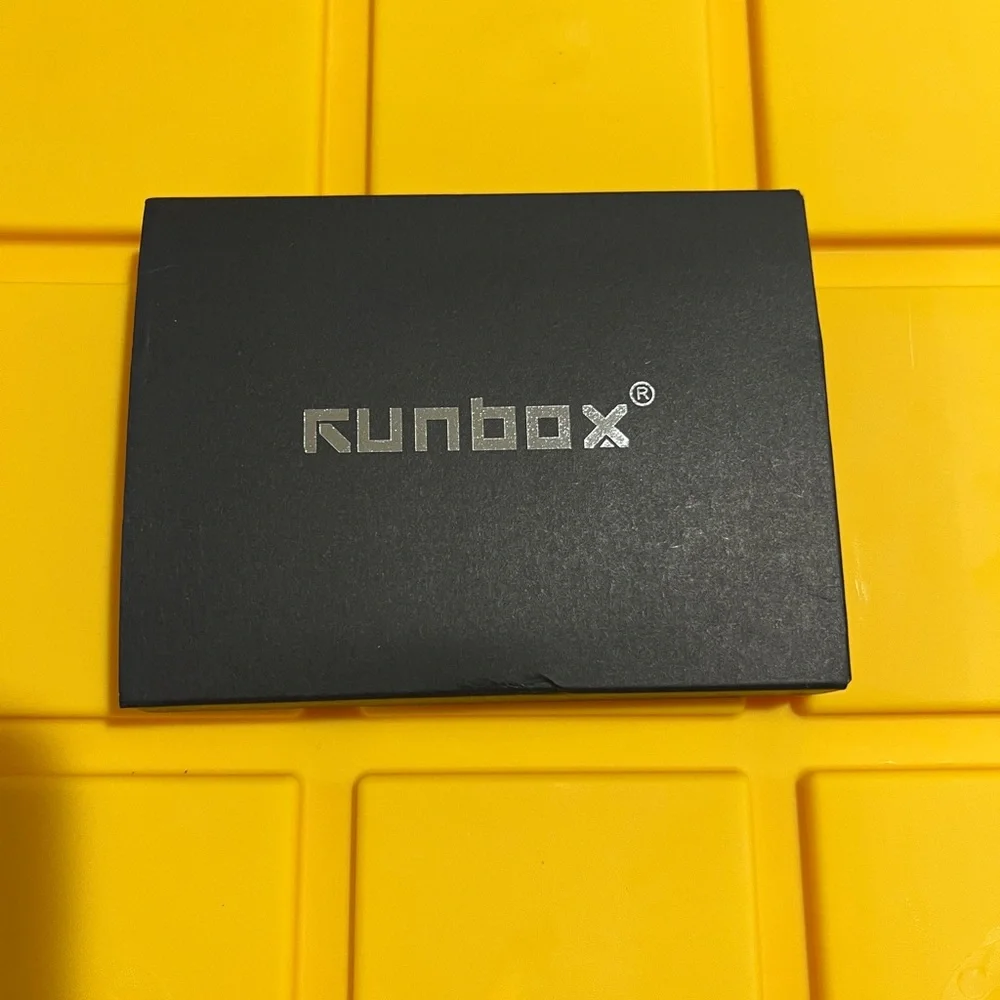 RUNBOX Mens Slim Wallet‎ with Money Clip RFID Blocking Bifold Credit Card Holder